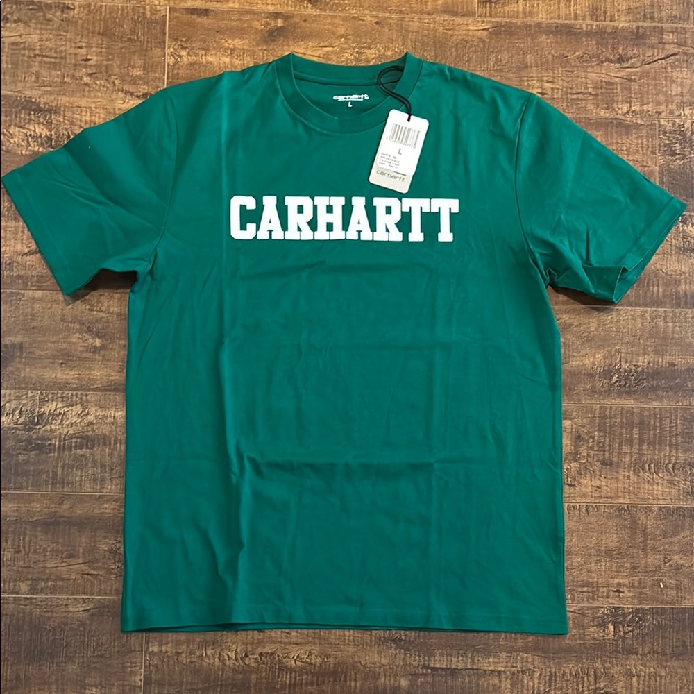 Carhartt WIP College Green Short Sleeve Tee - men L